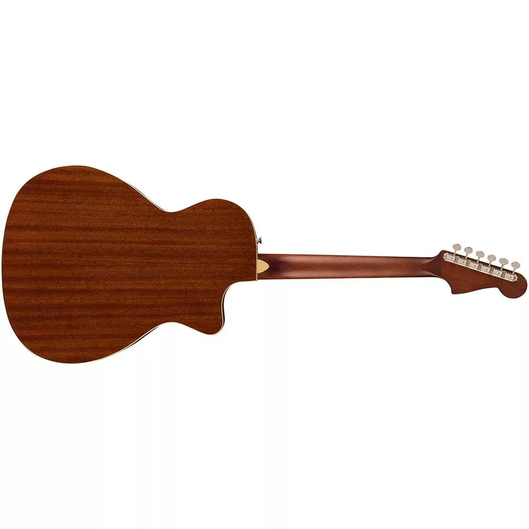 Fender Newporter Player Left-Handed Acoustic Guitar, Walnut Fingerboard, Gold Pickguard, Natural - Image 3
