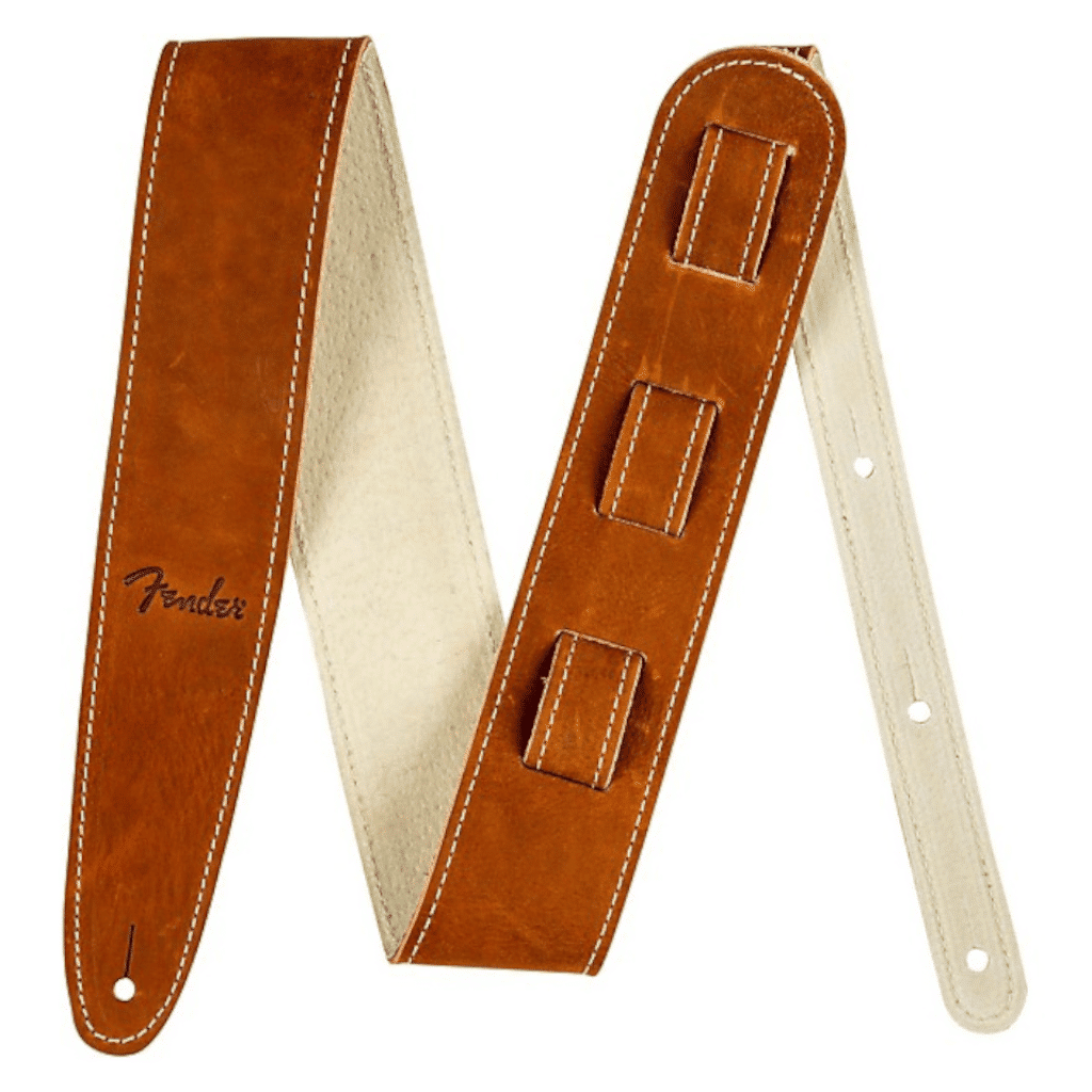 Fender Ball Glove Leather Strap - Brown