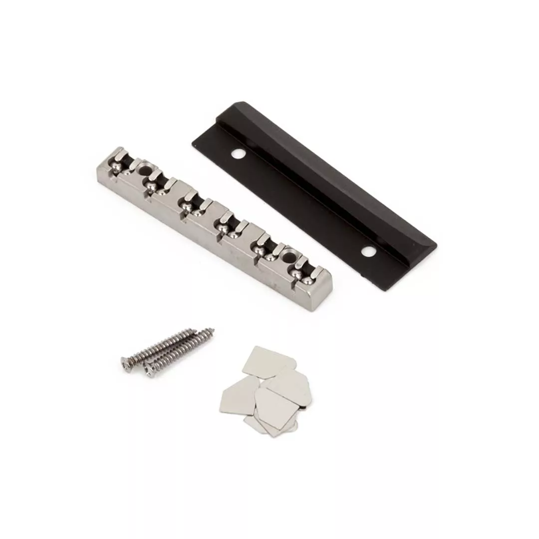 Fender LSR Roller Nut Assembly (Brushed Chrome)