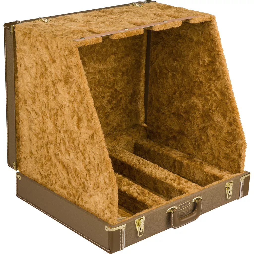 Fender Fender® Classic Series Case Stand - 3 Guitar - Brown - Image 2