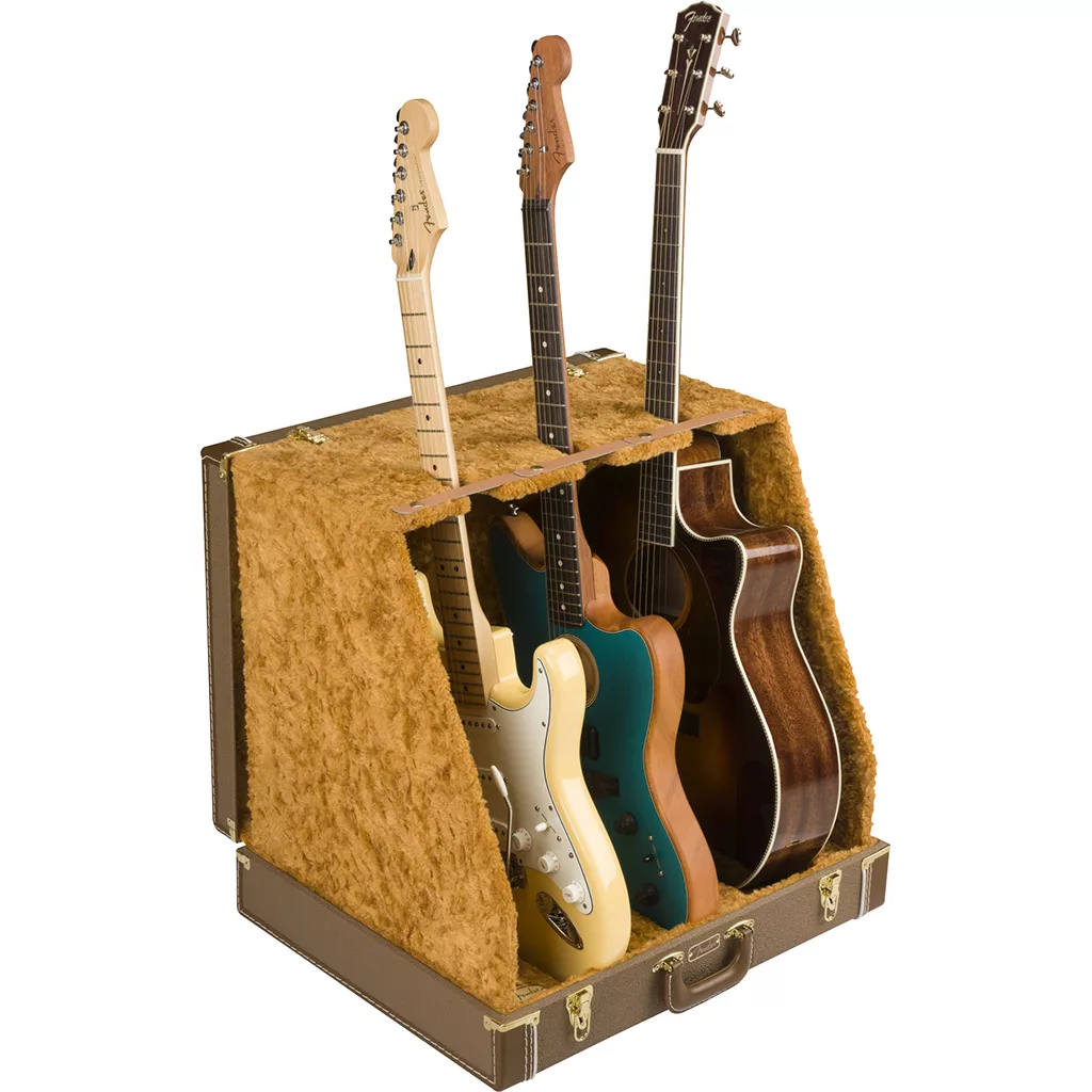 Fender Fender® Classic Series Case Stand - 3 Guitar - Brown