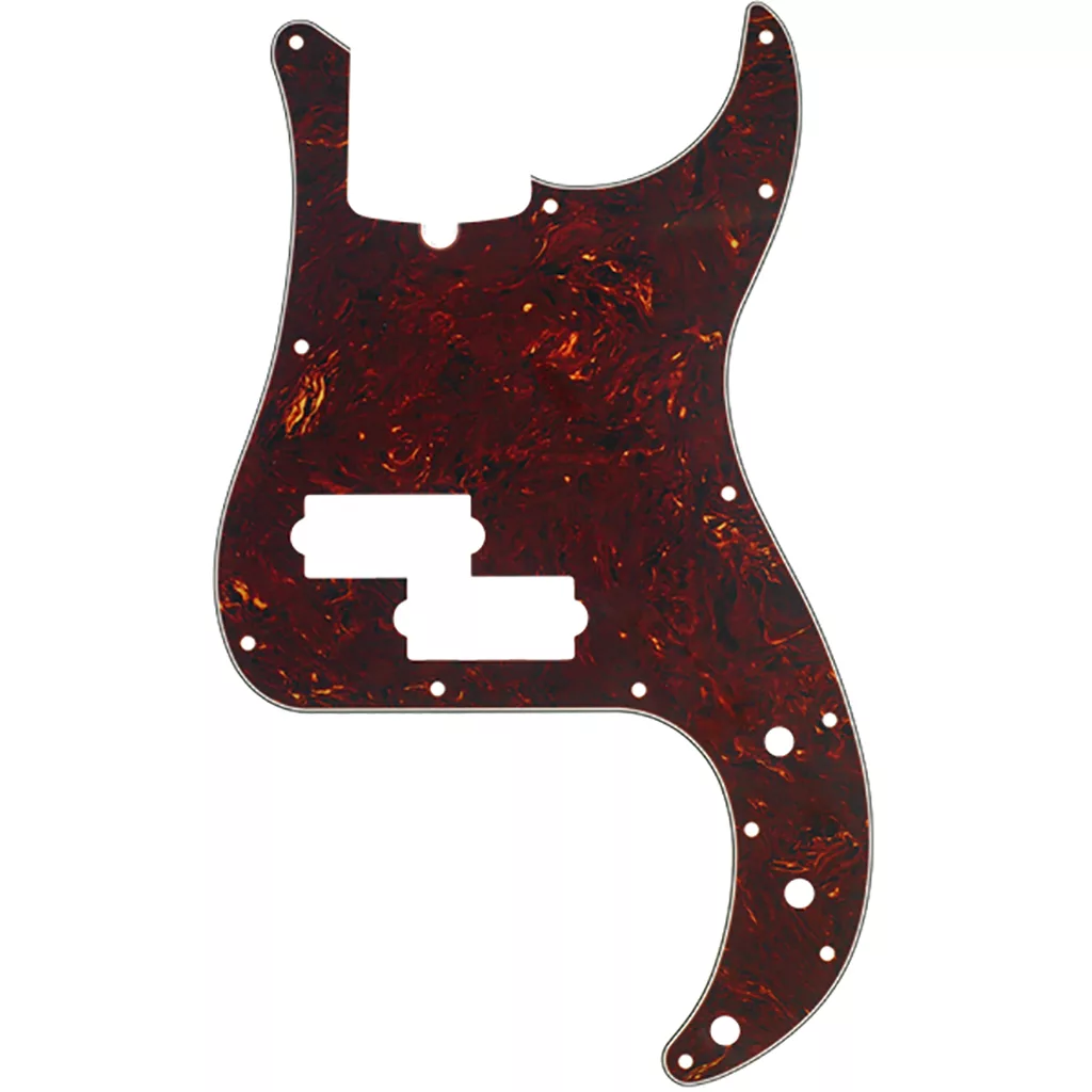 Fender 13-Hole Multi-Ply Modern-Style Precision Bass Pickguards Pickguards/Backplates - Tortoise Shell