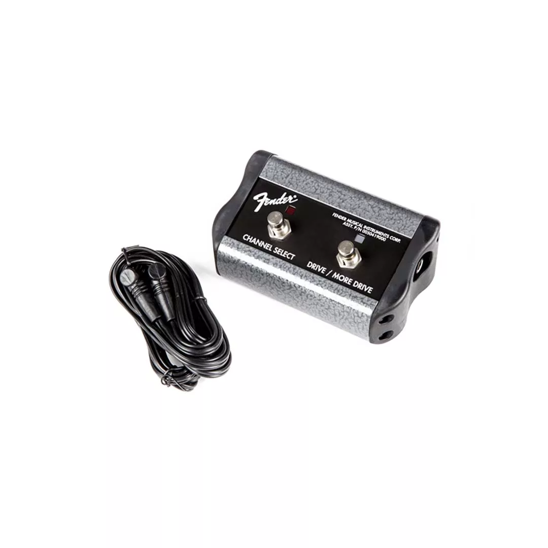 Fender 2-Button 3-Function Footswitch: Channel-Gain-More Gain