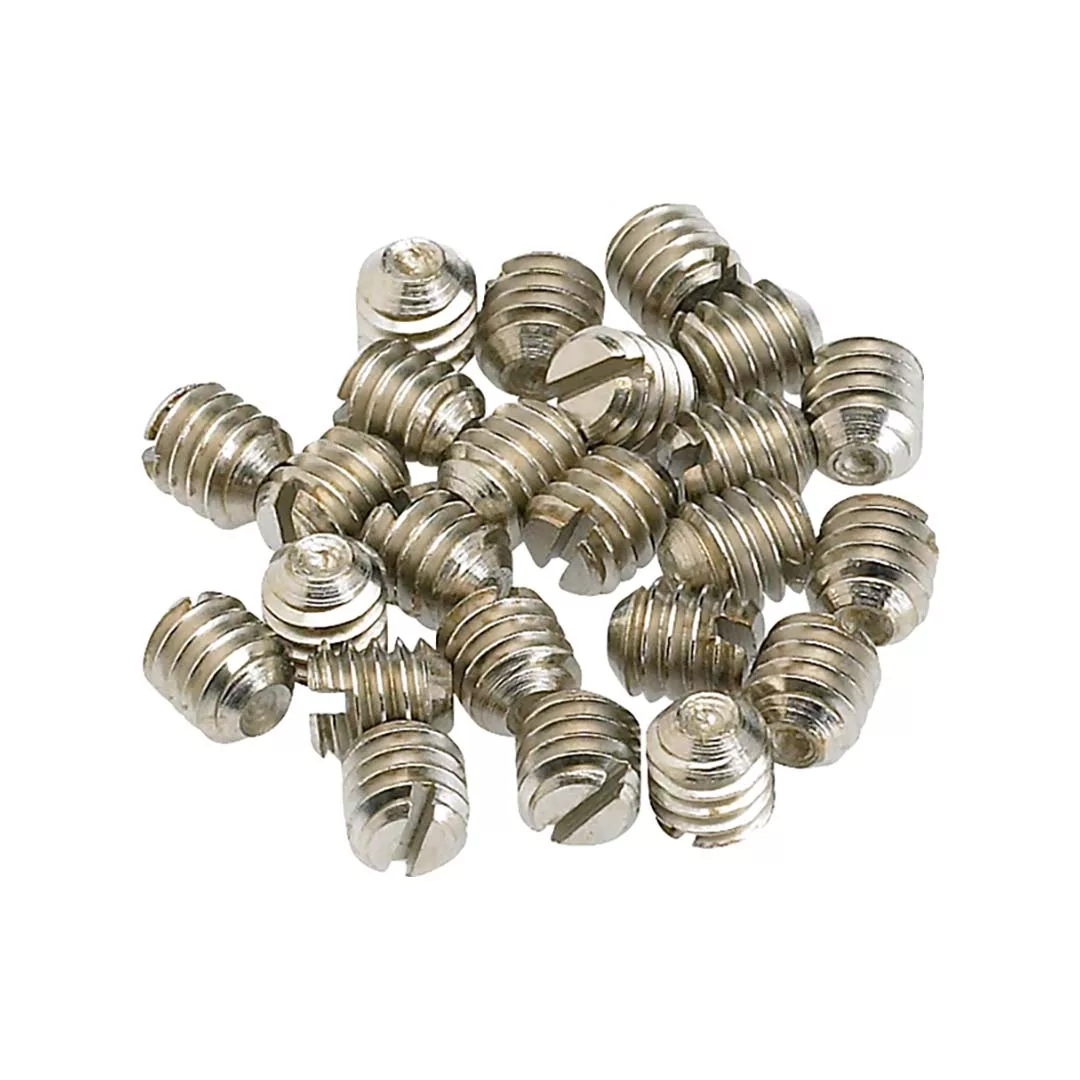 Fender Knob Set Screws - Nickel