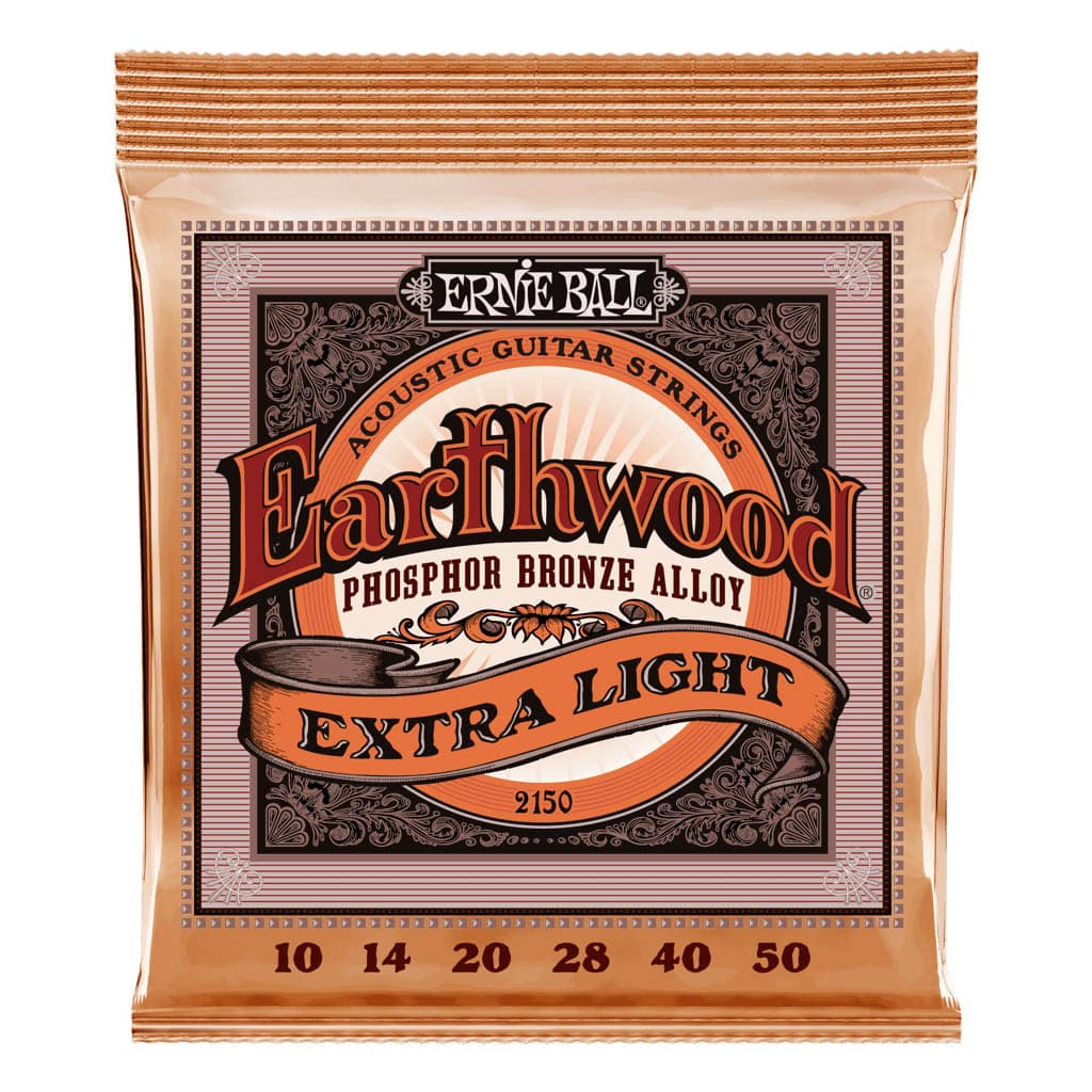 Ernie Ball Earthwood Phosphor Bronze Acoustic Guitar Strings - (10-50)