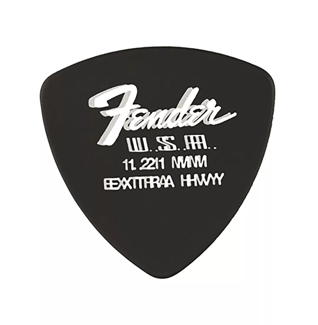Fender Dura-Tone® Delrin Picks, 346 Shape Pick - Black - Image 4