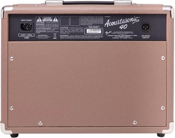 Fender Acoustasonic™ 40 Acoustic Guitar Amplifier - Image 4