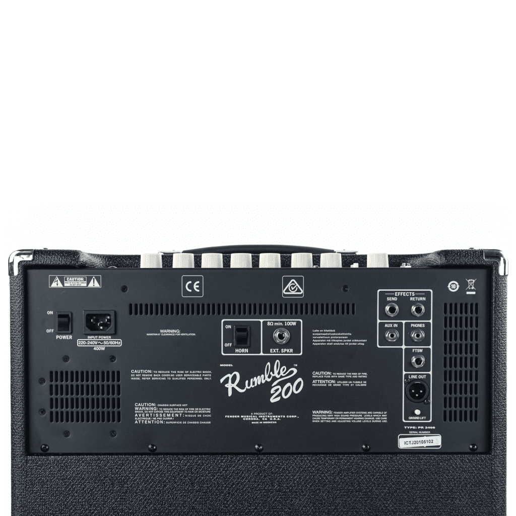 Fender Rumble 200 (V3) Bass Combo Amp - Image 3