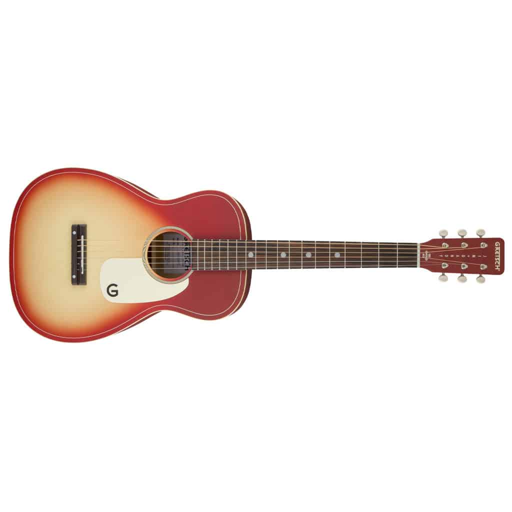 Gretsch G9500 Jim Dandy FSR - Chieftain Red Burst - Image 2