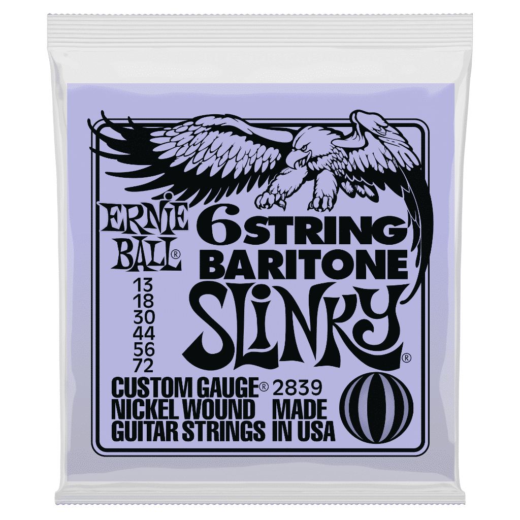 Ernie Ball Slinky Baritone Electric Guitar Strings - (13-72)
