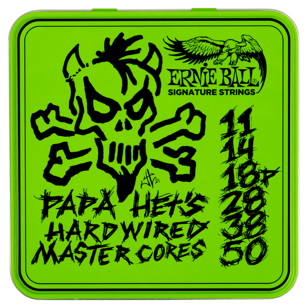 Ernie Ball Papa Het's Hardwired Master Core Signature Limited Edition Electric Guitar Strings - 3-Pack