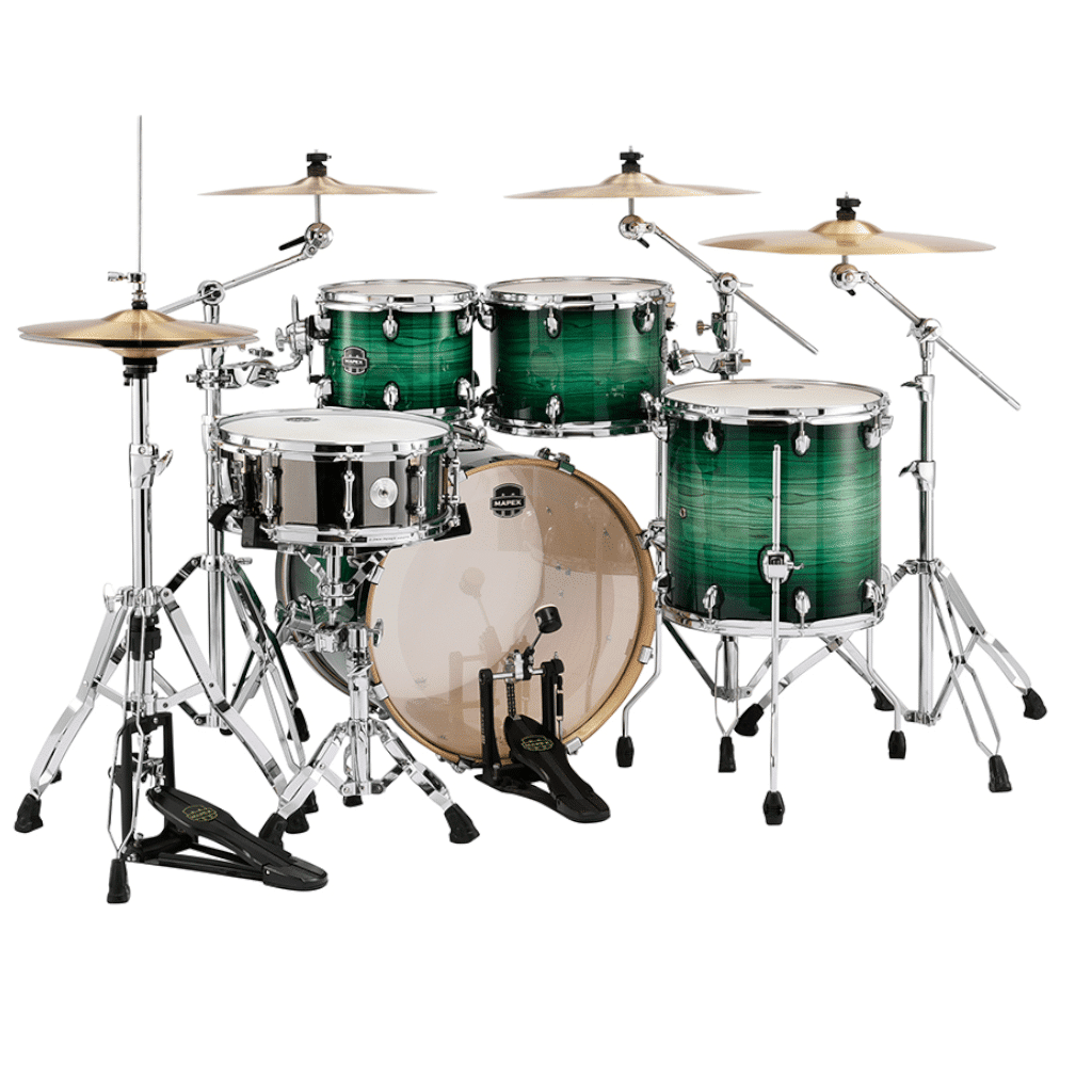 Mapex Armory 5-Piece Fusion Drum Kit - Emerald Burst (excludes hardware & cymbals) - Image 2