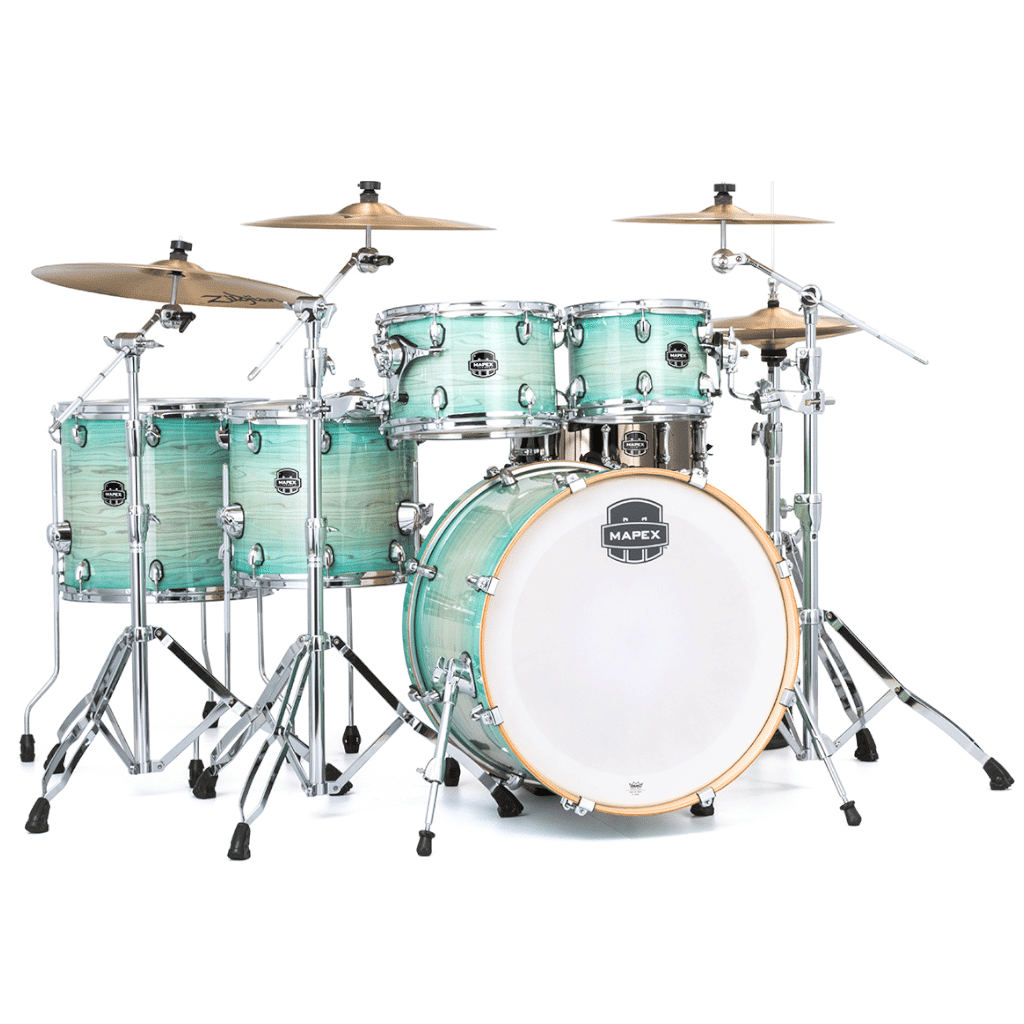 Mapex Armory 6-Piece Studioease Fast Drum Kit with Extra Deep Bass Drum - Ultramarine (excludes hardware & cymbals)