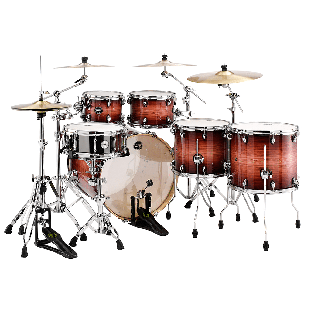 Mapex Armory 6-Piece Studioease Fast Drum Kit – Redwood Burst (excludes hardware & cymbals) - Image 2
