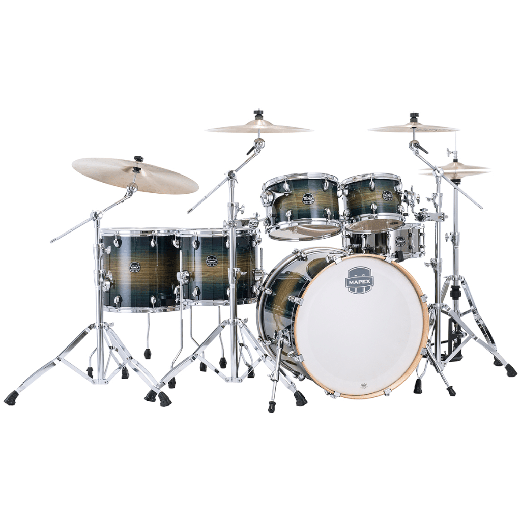 Mapex Armory 6-Piece Studioease Fast Drum Kit – Rainforest Burst (excludes hardware & cymbals)