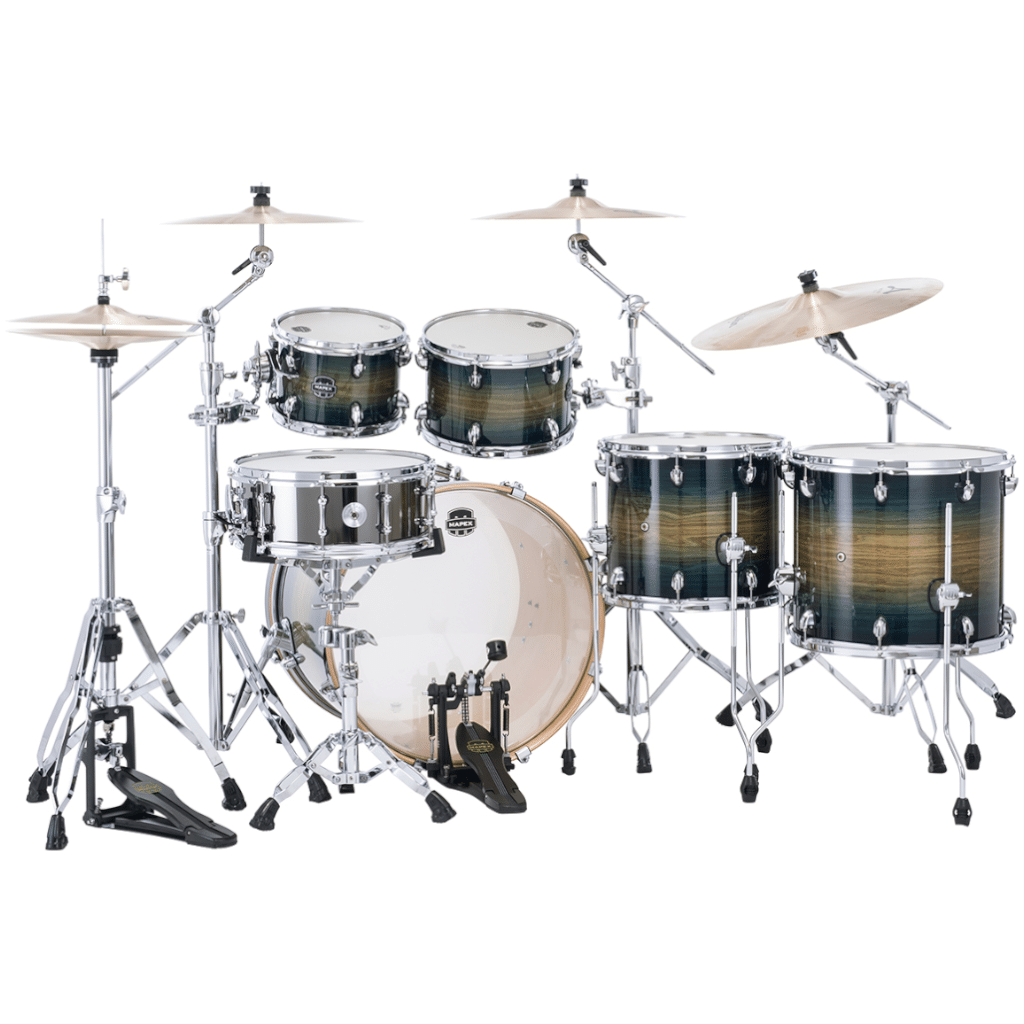 Mapex Armory 6-Piece Studioease Fast Drum Kit – Rainforest Burst (excludes hardware & cymbals) - Image 2