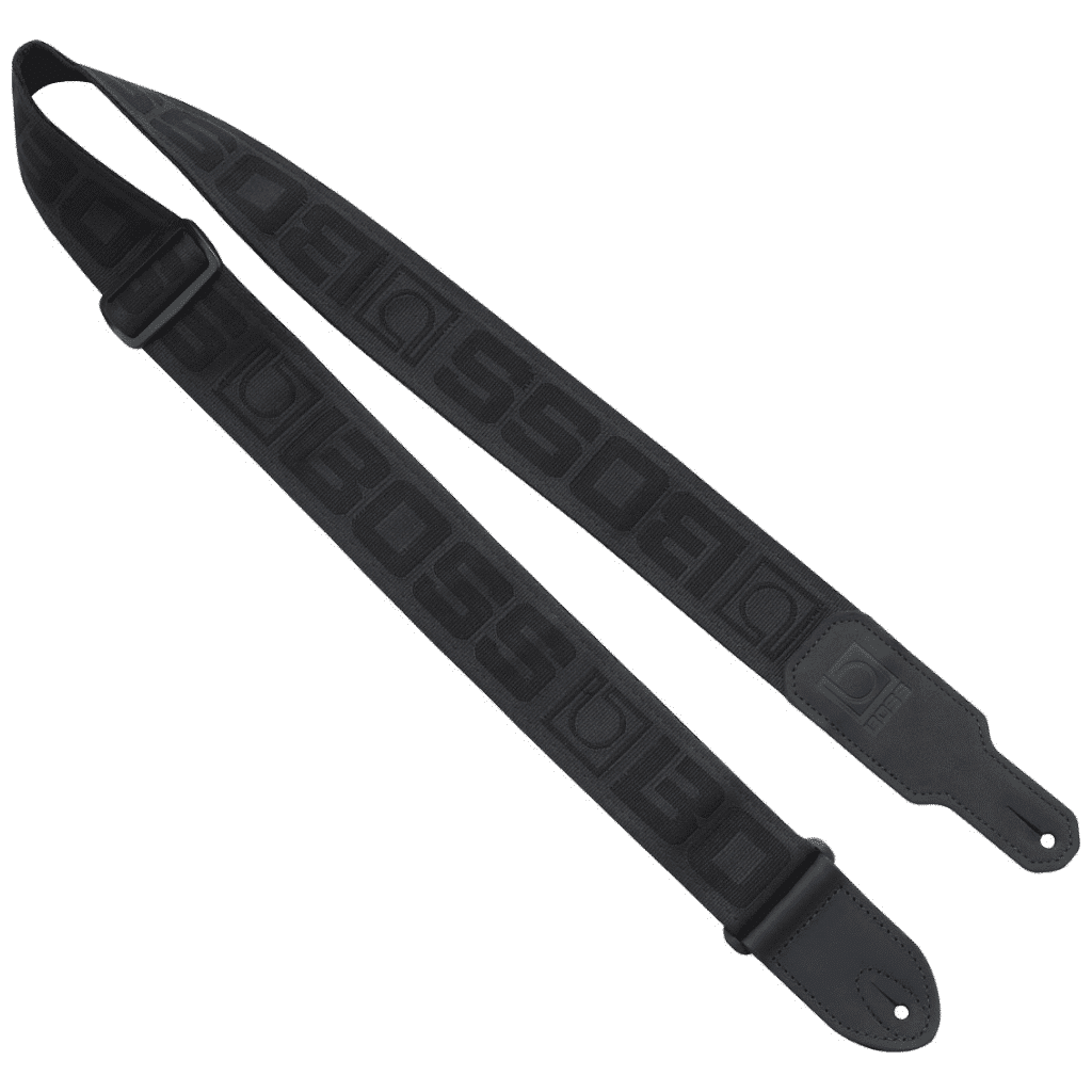Boss BSM-20 Guitar Strap - Black/Black