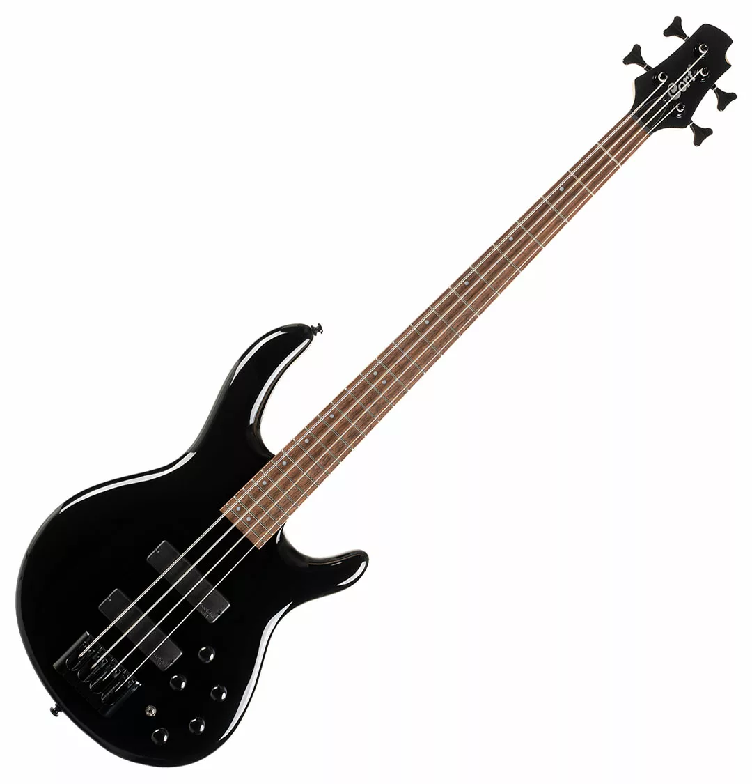 Cort C4 Deluxe Bass Guitar - Black - Image 2