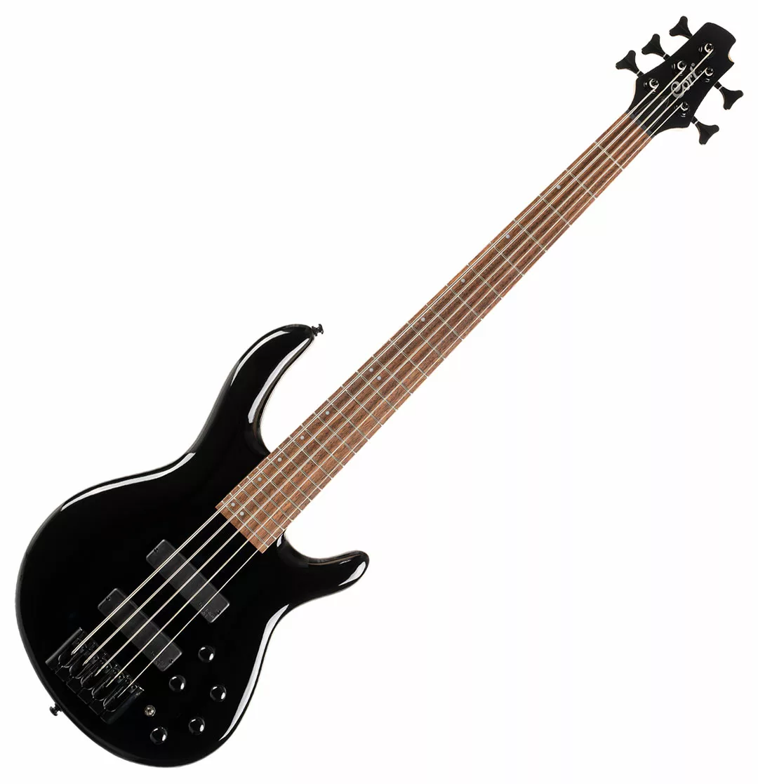 Cort C5 Deluxe Bass Guitar - Black - Image 2