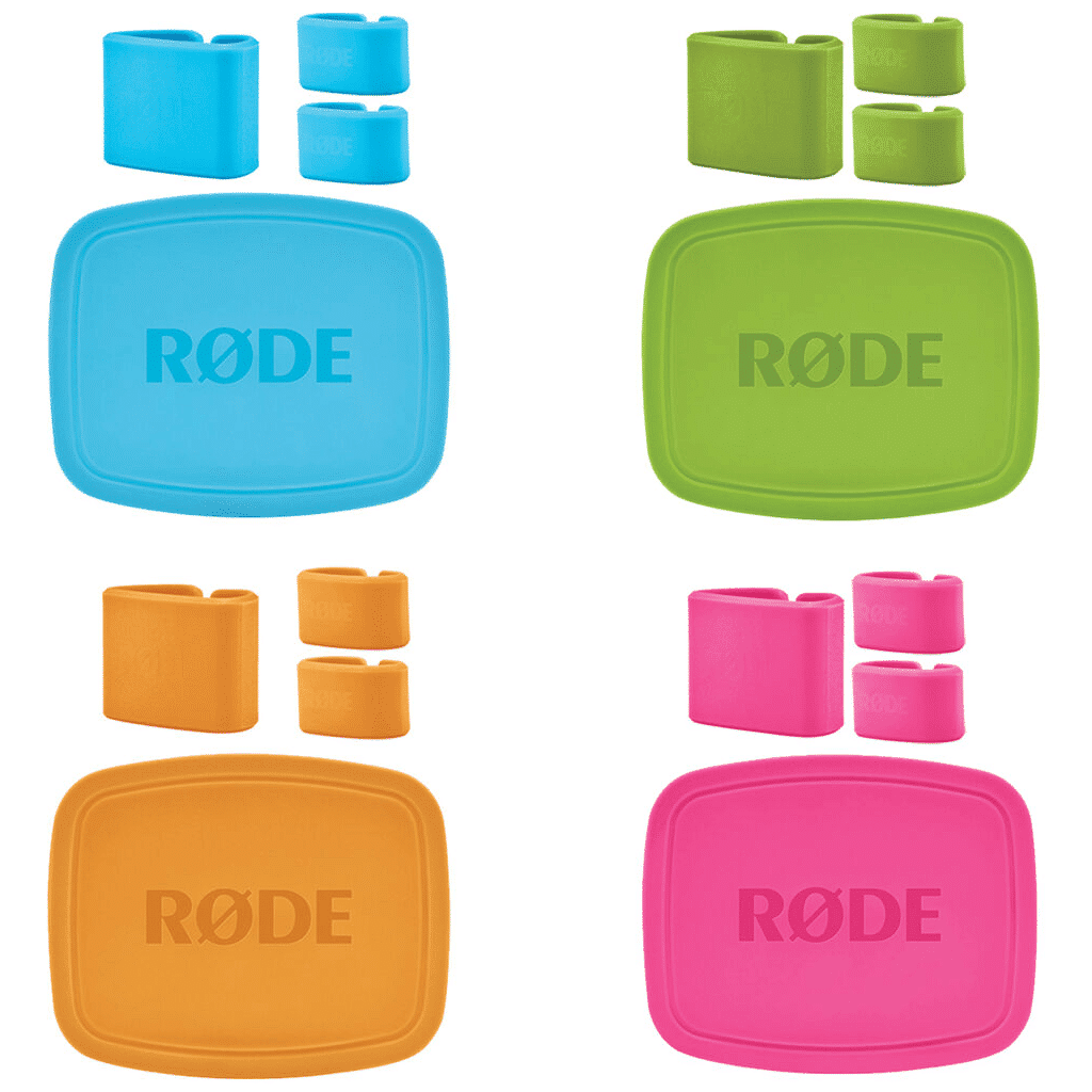 Rode Colors-1 Color-Coded Caps and Cable Clips for NT-USB Mini Microphones - (Set of 4) - Image 2