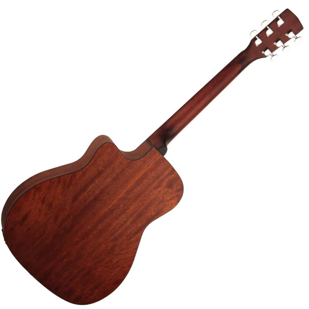 Cort AF515CE Acoustic-Electric Guitar with Bag - Open Pore Natural - Image 3
