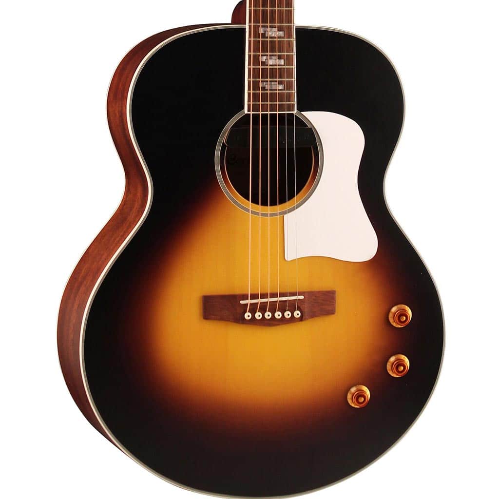 Cort CJ Retro Jumbo Acoustic-Electric Guitar with Gig Bag - Vintage Burst