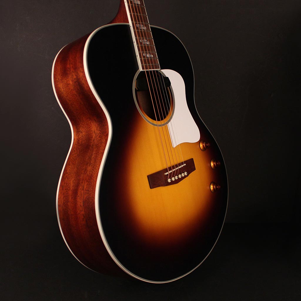 Cort CJ Retro Jumbo Acoustic-Electric Guitar with Gig Bag - Vintage Burst - Image 3