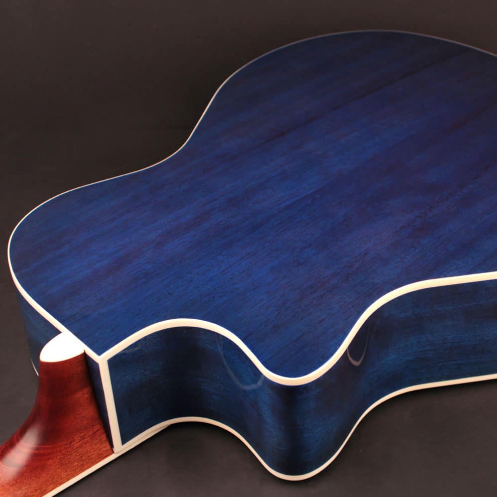 Cort GA-QF Acoustic-Electric Guitar - Coral Blue Burst - Image 10