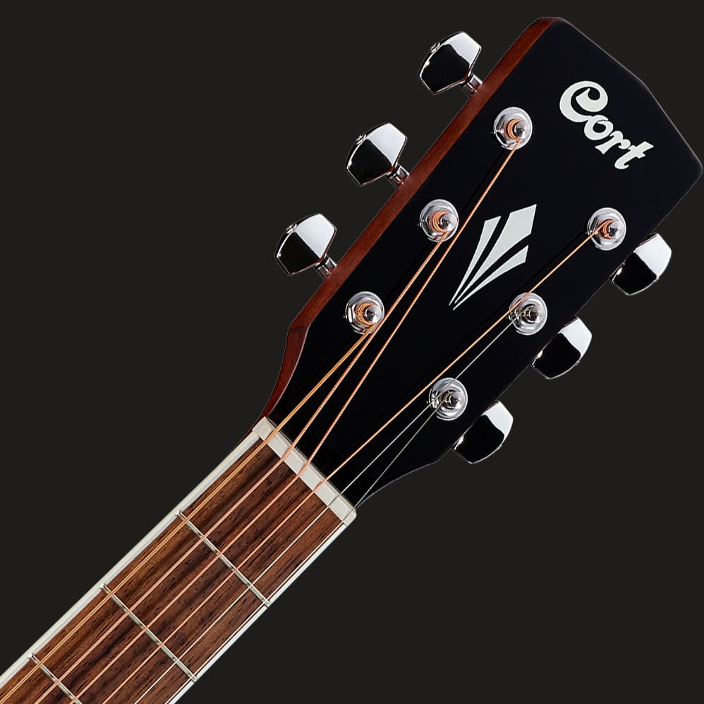 Cort GA-QF Acoustic-Electric Guitar - Coral Blue Burst - Image 8