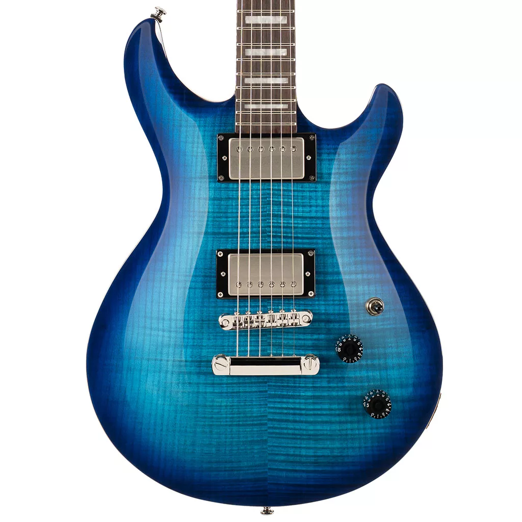 Cort M600 HH Electric Guitar - Flamed Maple Blue Burst