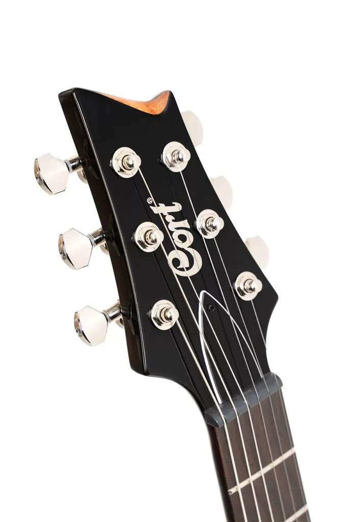 Cort M600 HH Electric Guitar - Flamed Maple Blue Burst - Image 7