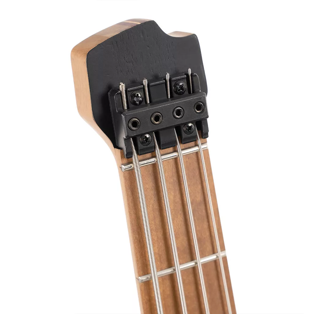 Cort SPACE4 Headless 4-String Electric Bass Guitar – Star Dust Green - Image 5