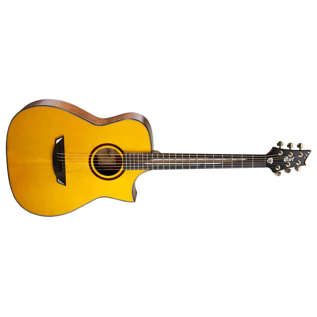 Cort Luxe Frank Gambale Signature Acoustic-Electric Guitar - Natural Gloss w/ Case - Image 2