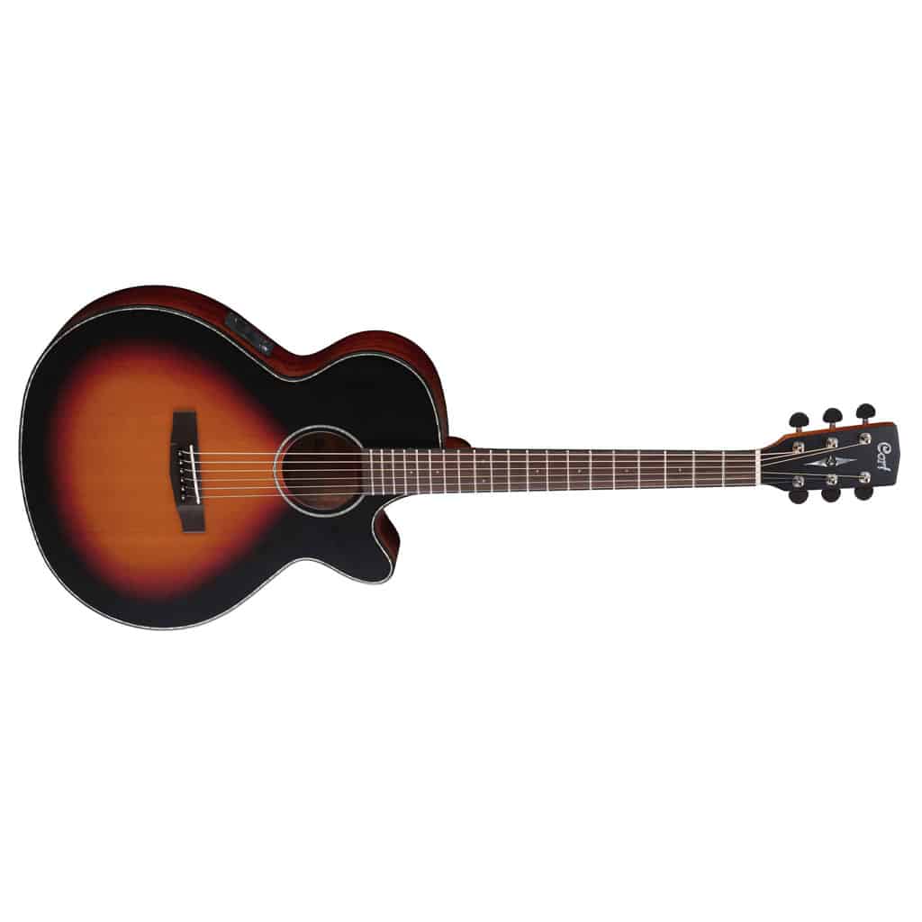 Cort SFX-E 3TSS Acoustic Electric Guitar - 3 Tone Sunburst Finish - Image 2