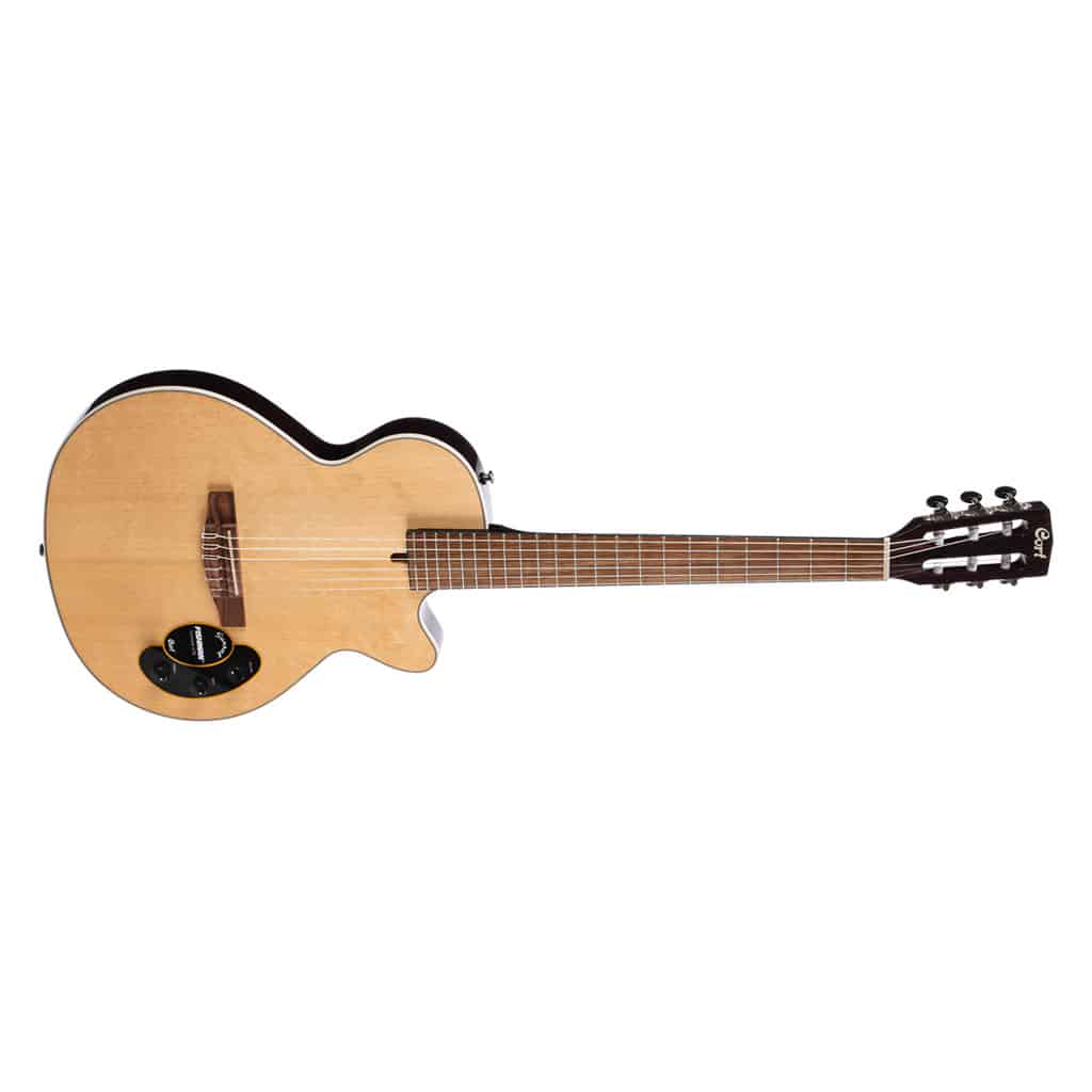 Cort Sunset Nylectric Nylon-String Guitar - Natural - Image 2