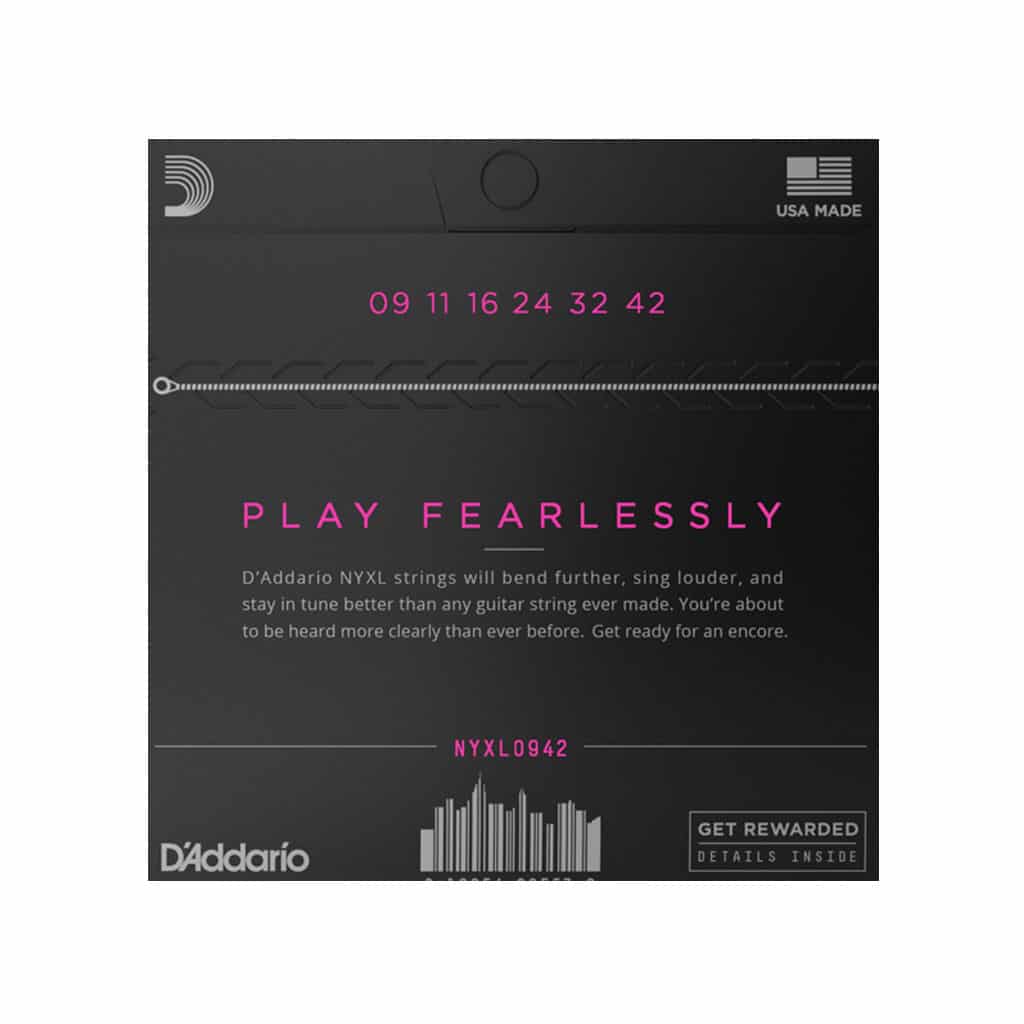 D'Addario NYXL Electric Guitar Strings - (9-42) - Image 2