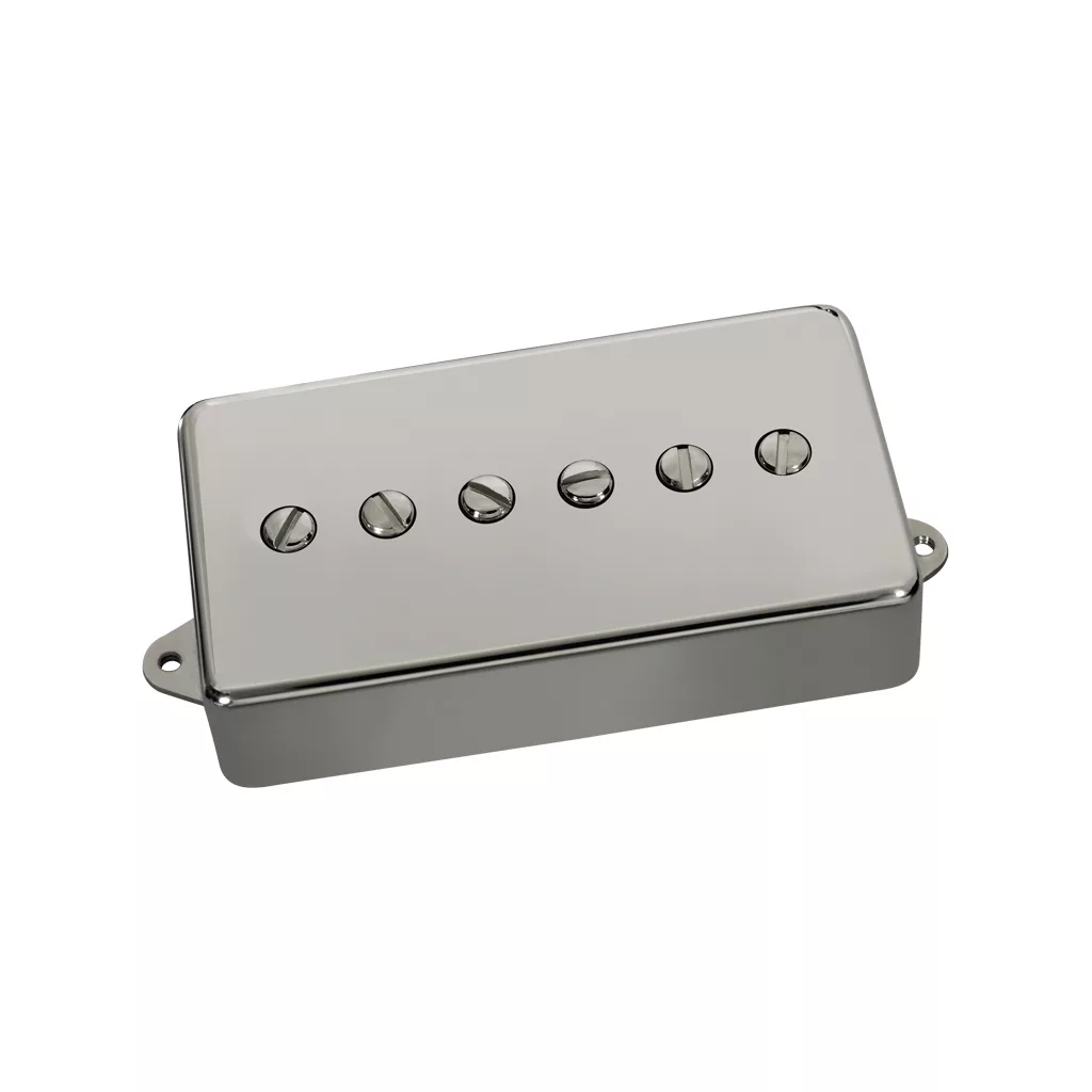 Dimarzio Vintage P90™ with full-size humbucker cover - Nickel Cover with Nickel Poles