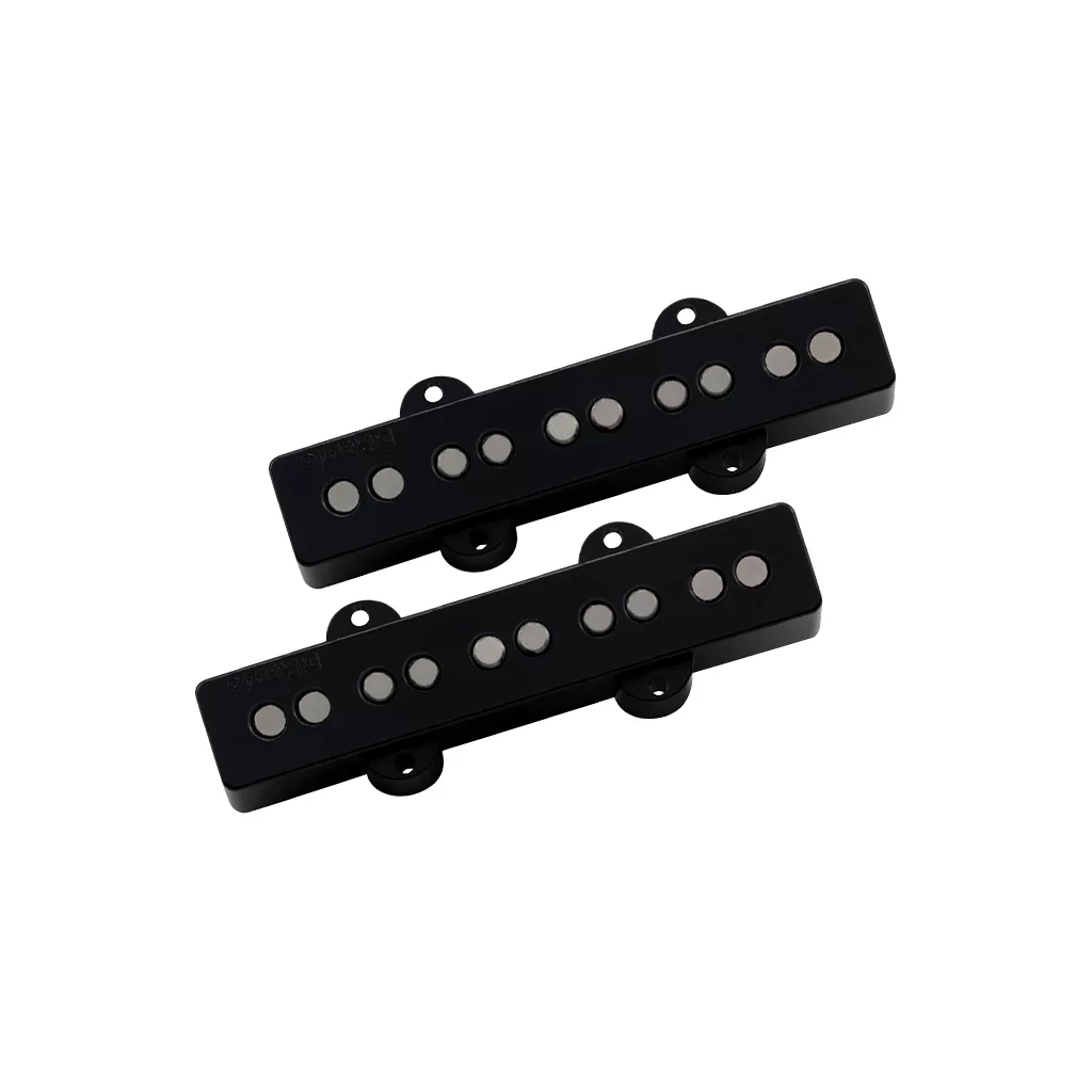 Dimarzio Area J™ 5 Pair 5-String Bass Pickup - Black with Default Poles