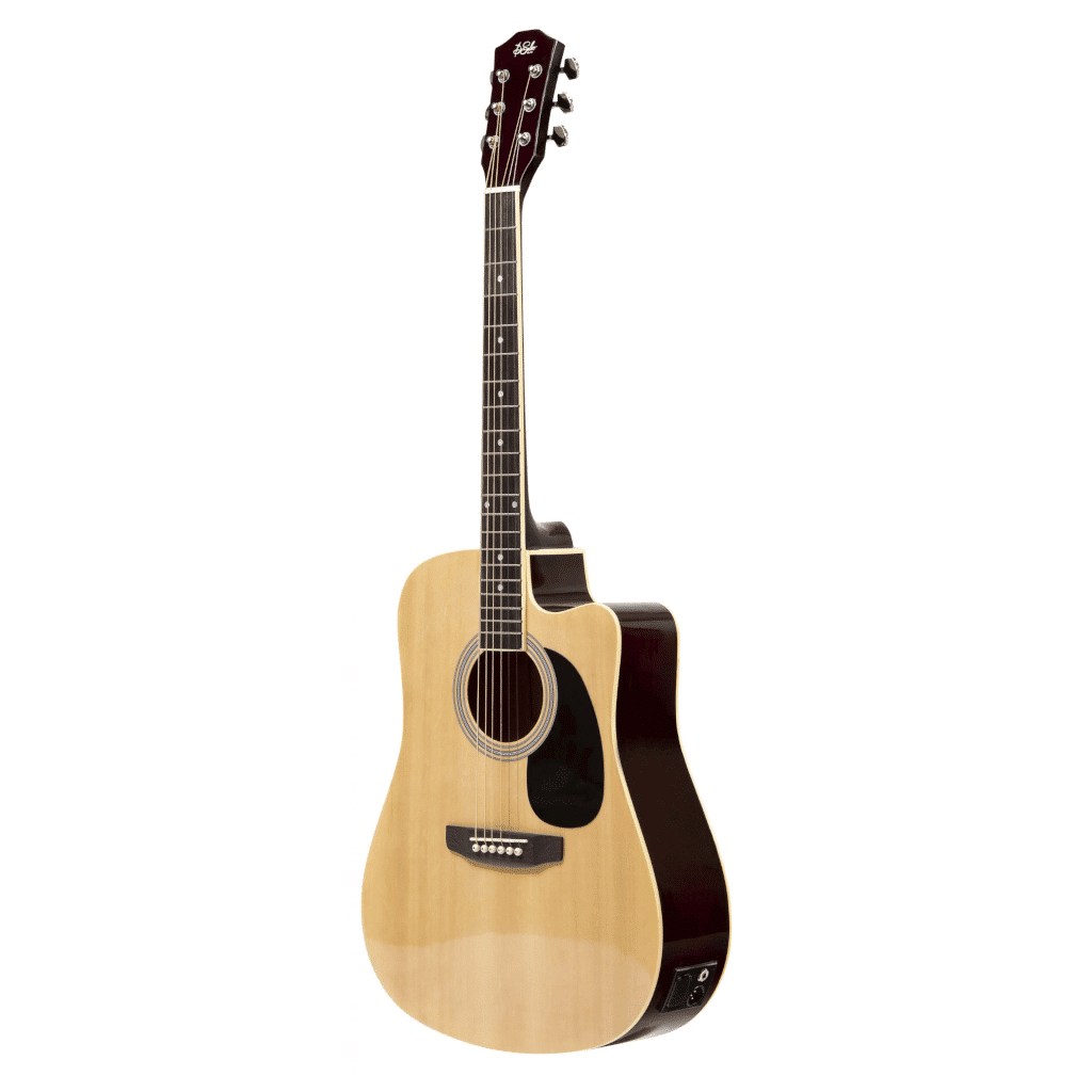 De Salvo AG1CE Acoustic-Electric Guitar - Natural - Image 2