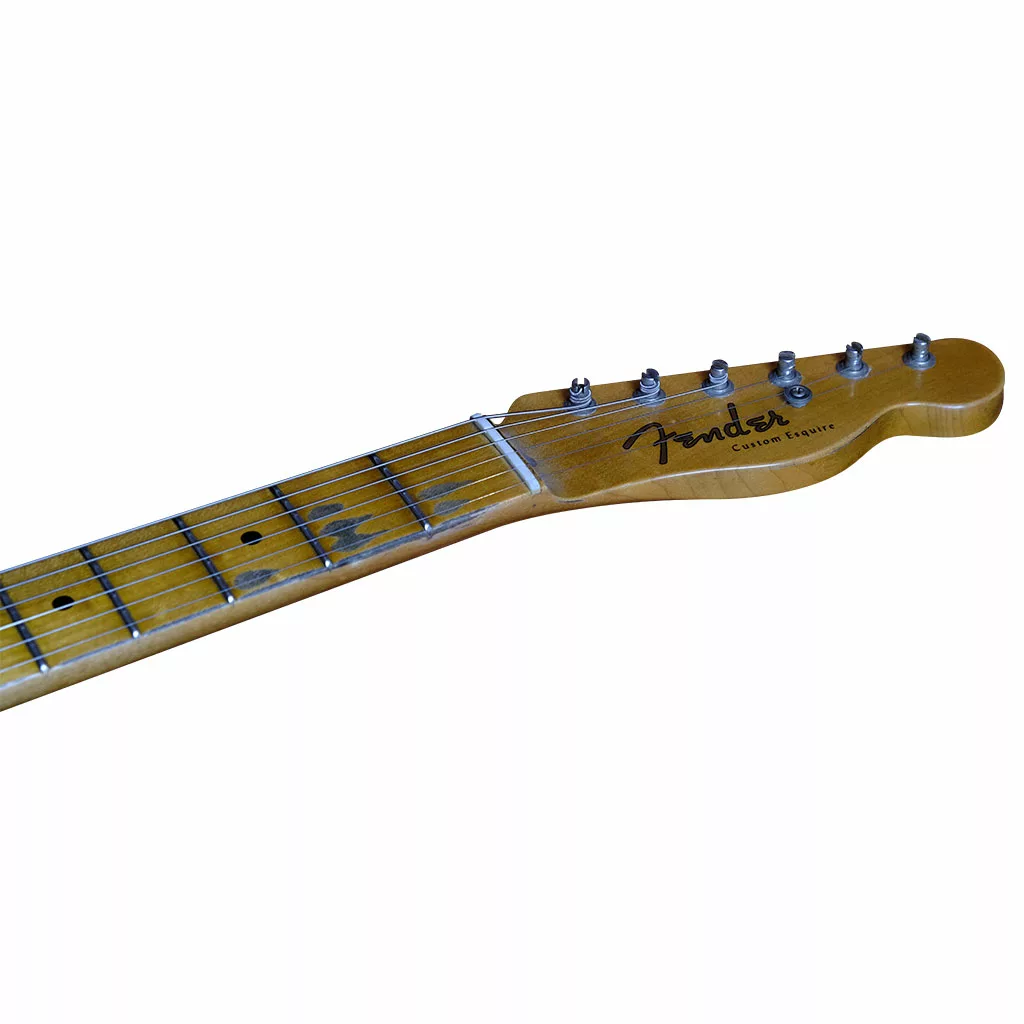 Fender Custom Shop LTD Roasted Pine Double Esquire Electric Guitar - Fire Mist Silver - Image 4