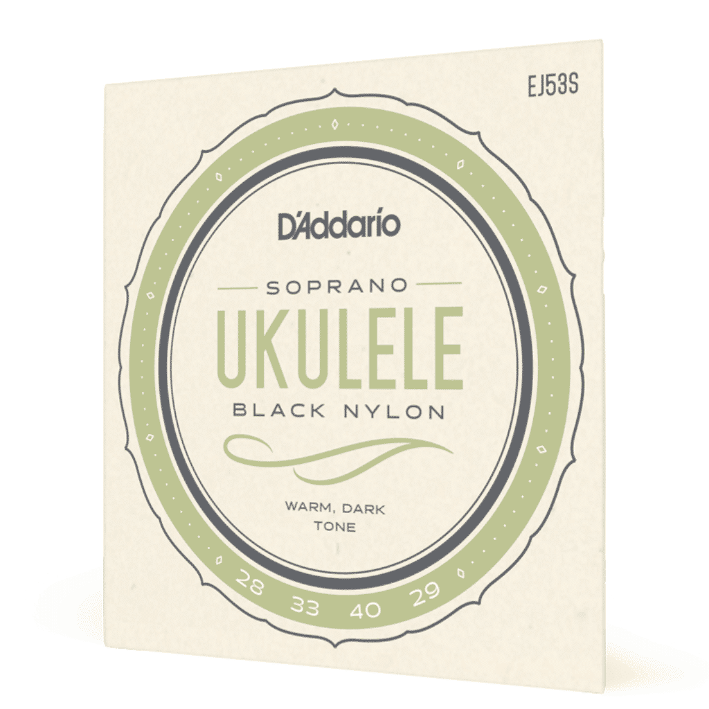 D'Addario EJ53S Pro-Arté Soprano Ukulele Strings - Black Nylon - Image 2