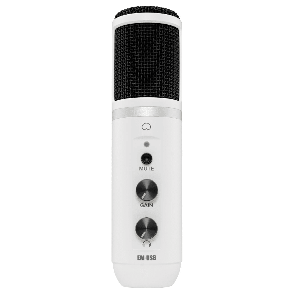 Mackie EM-USB EleMent Series USB Condenser Microphone - Limited Edition White - Image 2