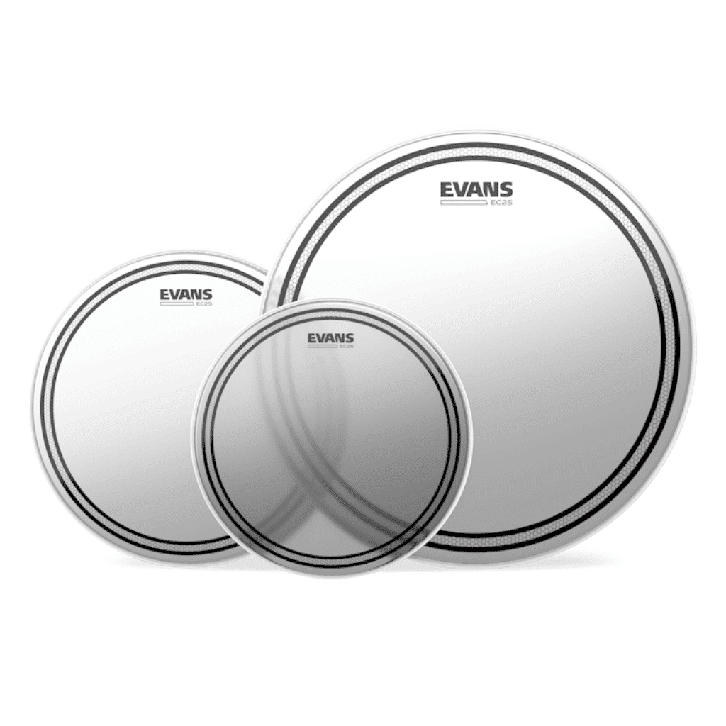 Evans EC2S Frosted Standard Tom Head Pack - (12", 13" & 16")