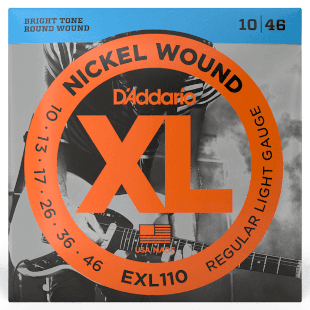 D'Addario EXL110 Nickel Wound Electric Guitar Strings - (10-46)