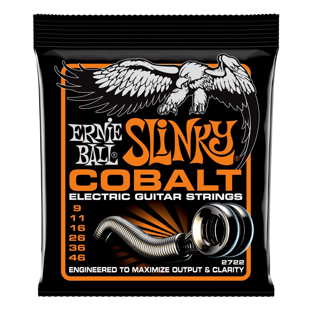 Ernie Ball Cobalt Hybrid Slinky Electric Guitar Strings - (9-46)