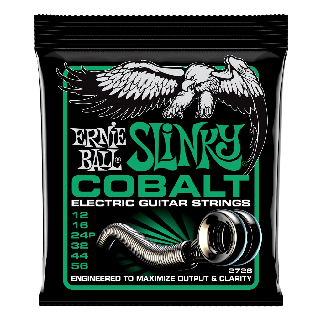 Ernie Ball Cobalt Not Even Slinky Electric Guitar Strings - (12-56)