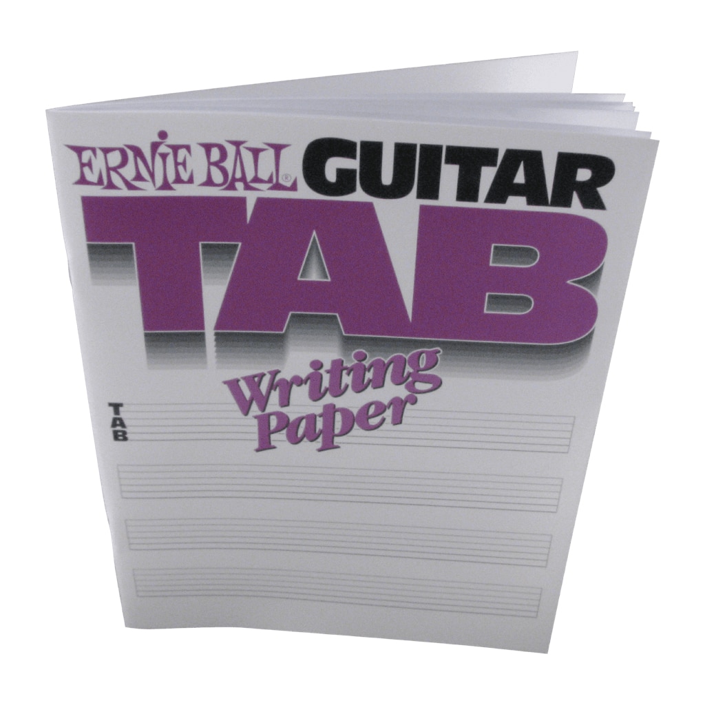 Ernie Ball Guitar Tab Writing Paper Book