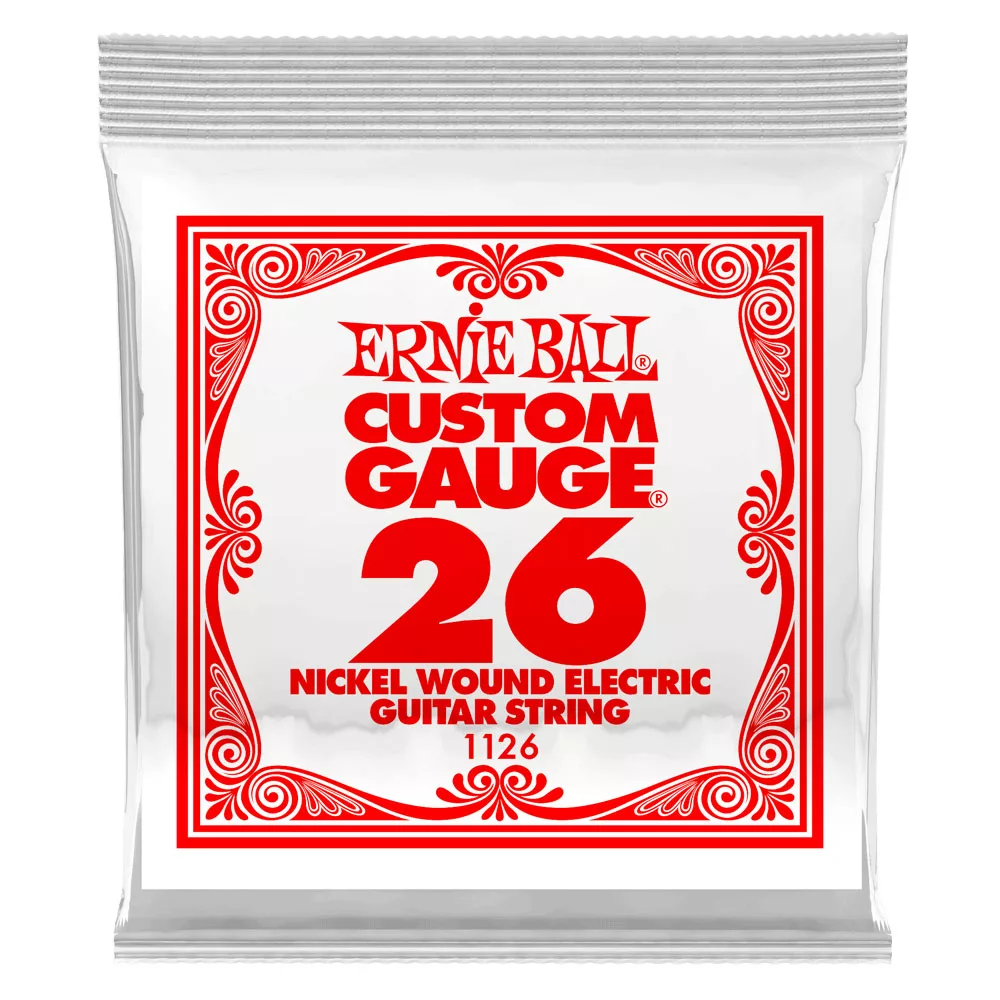 Ernie Ball .026 Nickel Wound Electric Guitar String - Single