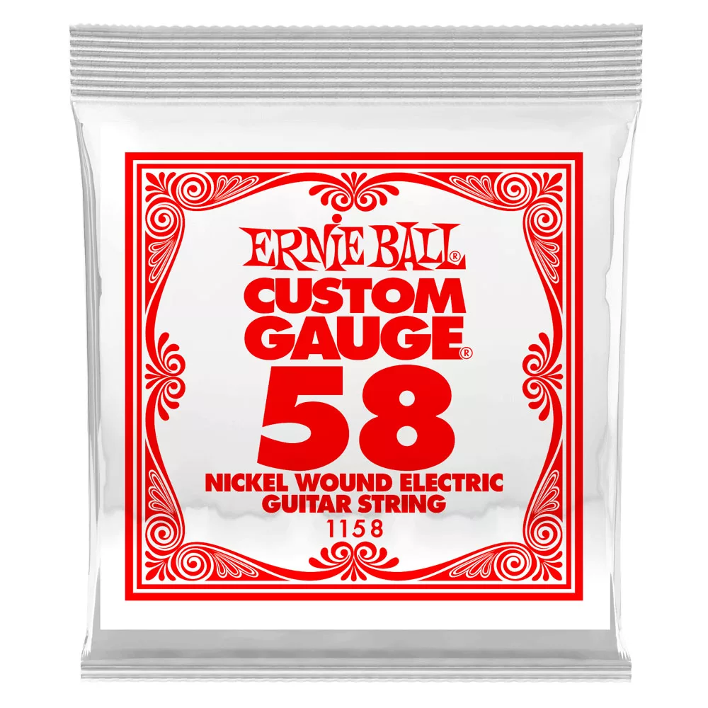 Ernie Ball .058 Nickel Wound Electric Guitar String - Single