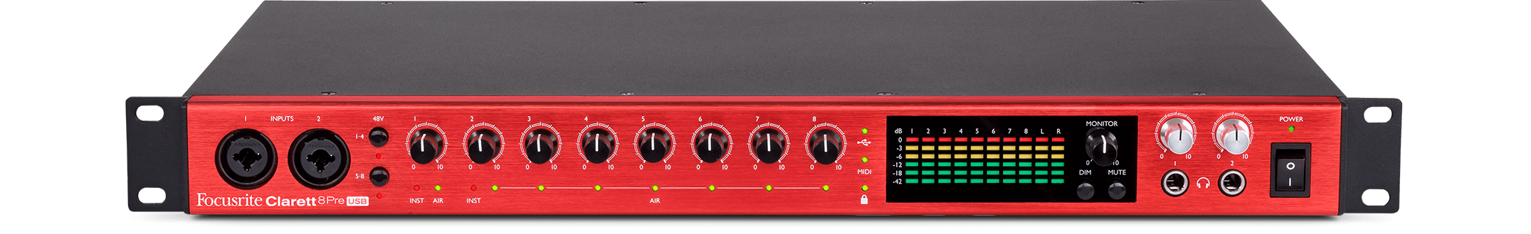 Focusrite Clarett 8Pre Audio Interface - USB - Image 5